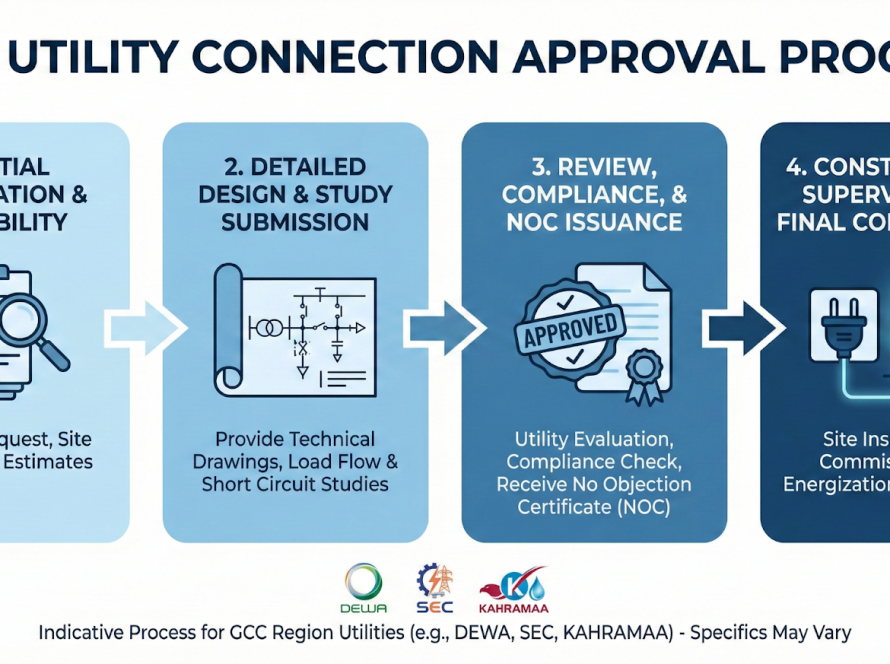 From Grid to Site: Navigating GCC Utility Connection Approvals