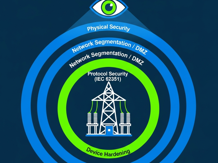 Defense-in-depth security model for smart grid OT environments
